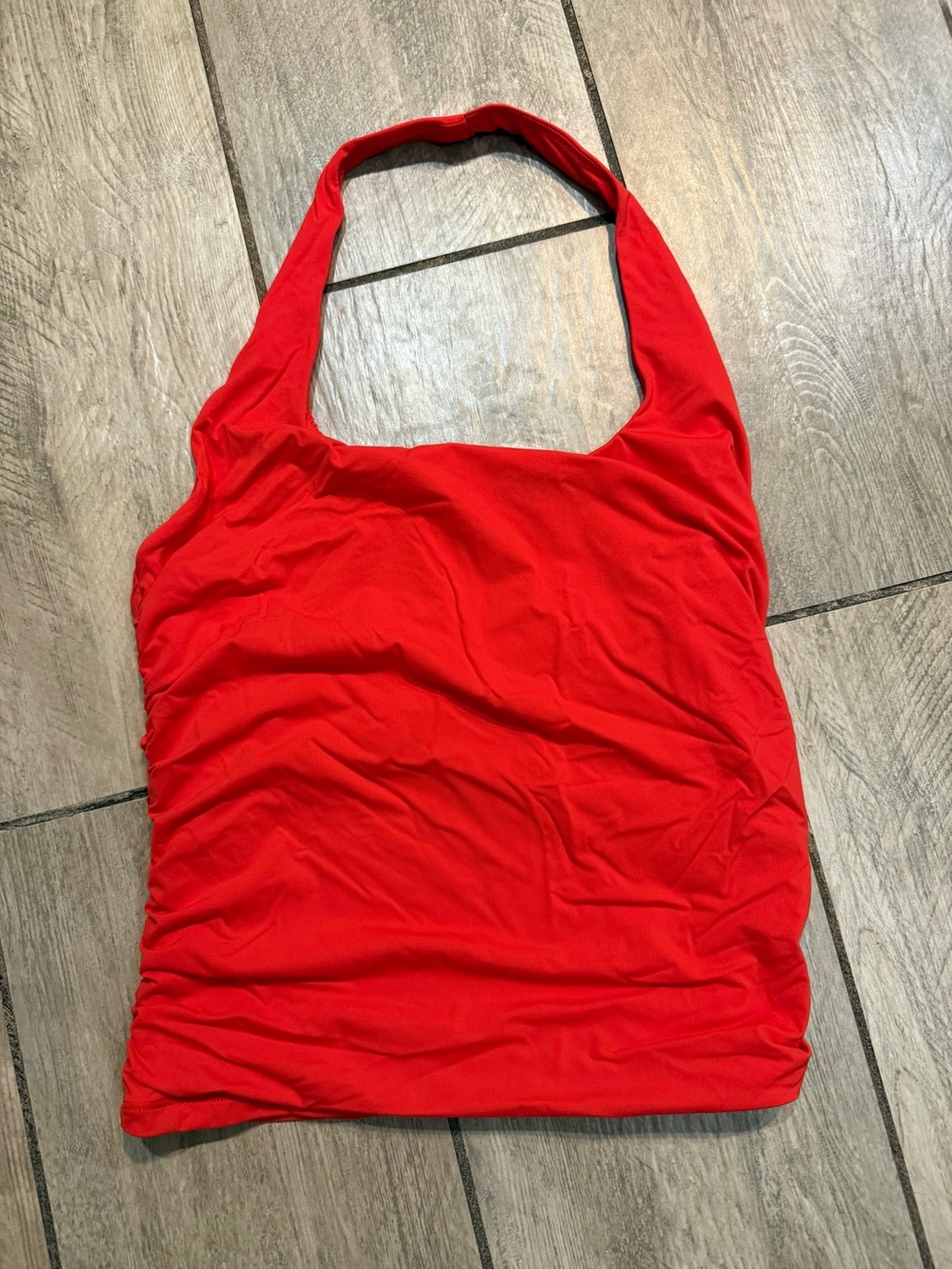 Red Halter Tank Top - Women